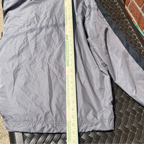 STORMPACK AUR Mens 1/4 Zip Pullover Jacket Water Repellent Windbreaker Gray XL - Picture 4 of 10